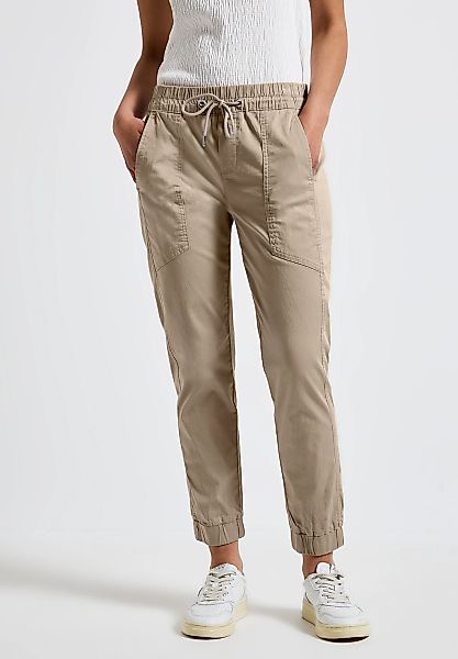 STREET ONE Stoffhose Elastikbund mit Tunnelzug günstig online kaufen
