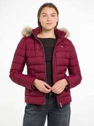 Tommy Jeans Steppjacke "TJW BASIC HOODED DOWN JACKET EXT" mit Kapuze mit Lo günstig online kaufen