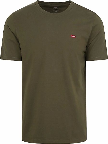 Levi's T-shirt Original Dunkelgrün - Größe M günstig online kaufen