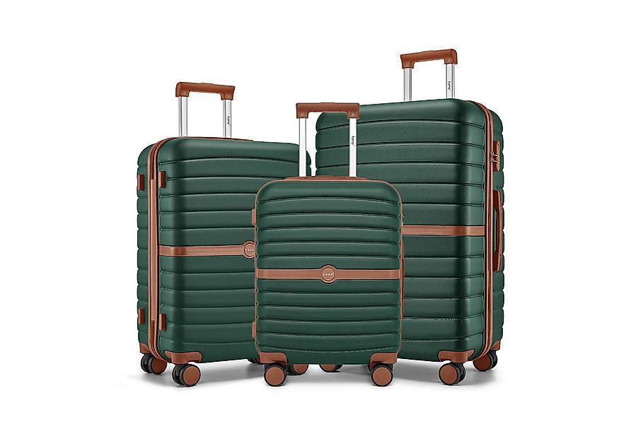 KONO Handgepäckkoffer Koffer Trolley ABS+PC Hartschalenkoffer günstig online kaufen