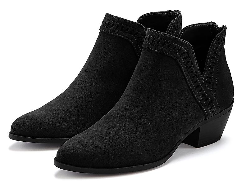 LASCANA Cowboy Stiefelette Cowboy Boots, Western Stiefelette, Ankleboots mi günstig online kaufen