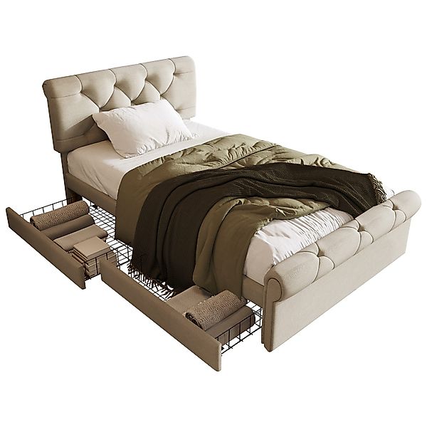 HAUSS SPOLE Polsterbett Polsterbett Einzelbett Bettgestell günstig online kaufen