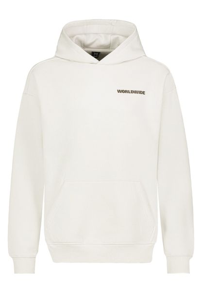 SUBLEVEL Hoodie mit Weltmotiv und Kängurutasche günstig online kaufen