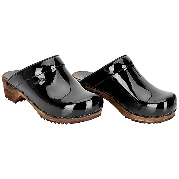 Sanita Sanita Wood Classic Patent Clog günstig online kaufen