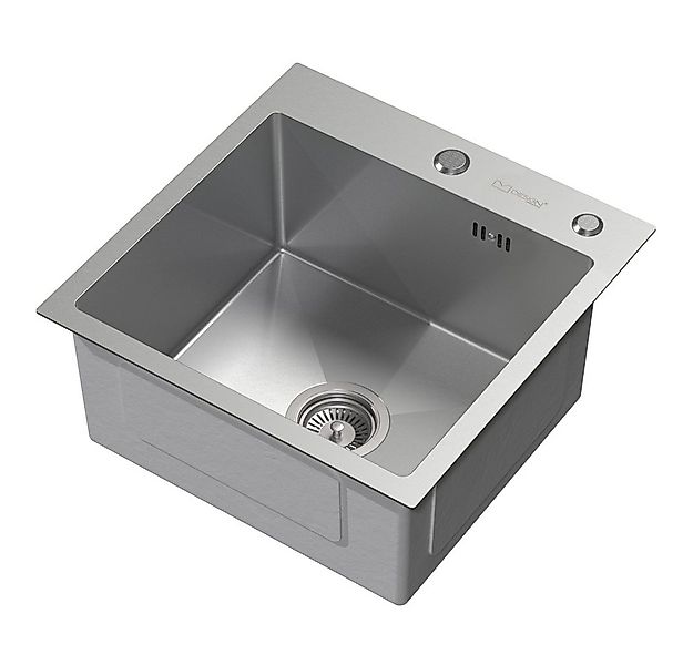 ML-DESIGN Küchenspüle Spülbecken aus Edelstahl, mit Ab- und Überlaufgarnitu günstig online kaufen