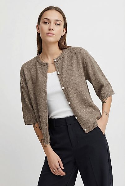 JDY Strickjacke "JDYRUE LIFE 2/4 PEARL CARDIGAN KNT" Materialmix günstig online kaufen