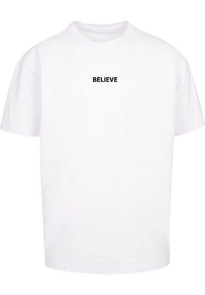 Merchcode T-Shirt Merchcode Herren Believe Front Heavy Oversized Tee (1-tlg günstig online kaufen