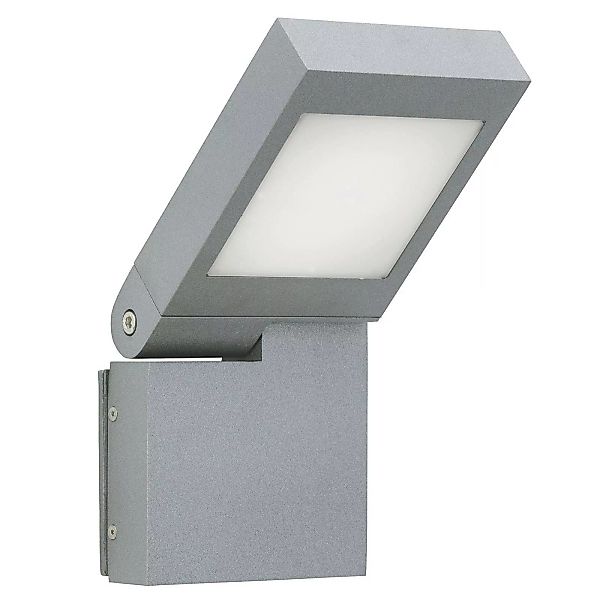 LED-Wandleuchte 0111, Kopf schwenkbar, silber günstig online kaufen