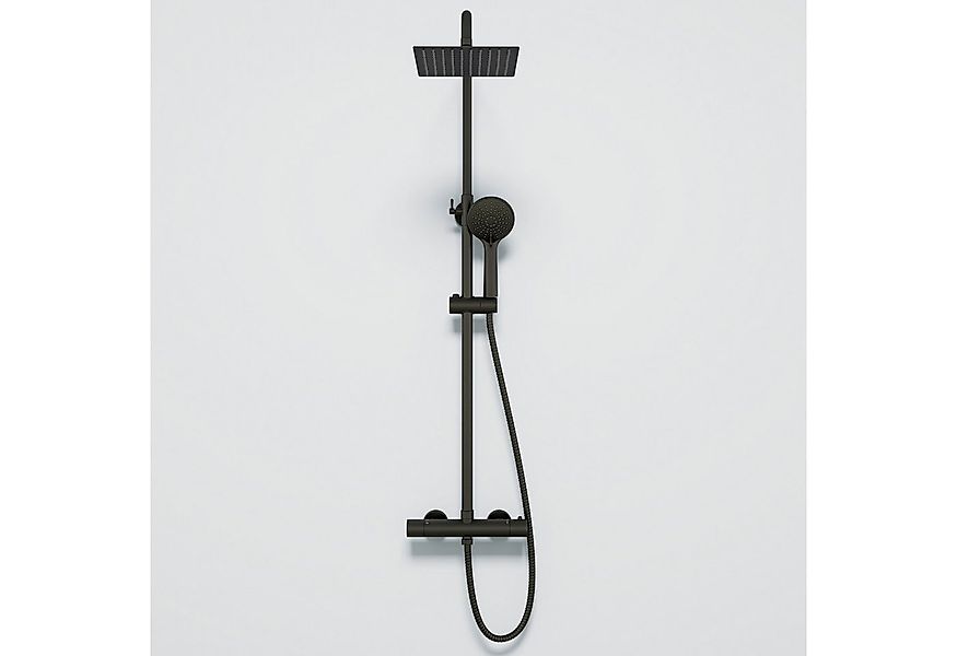 Duschparadies Duschsystem DUSCHPARADIES Thermostat-Duschsystem Edelstahl Qu günstig online kaufen