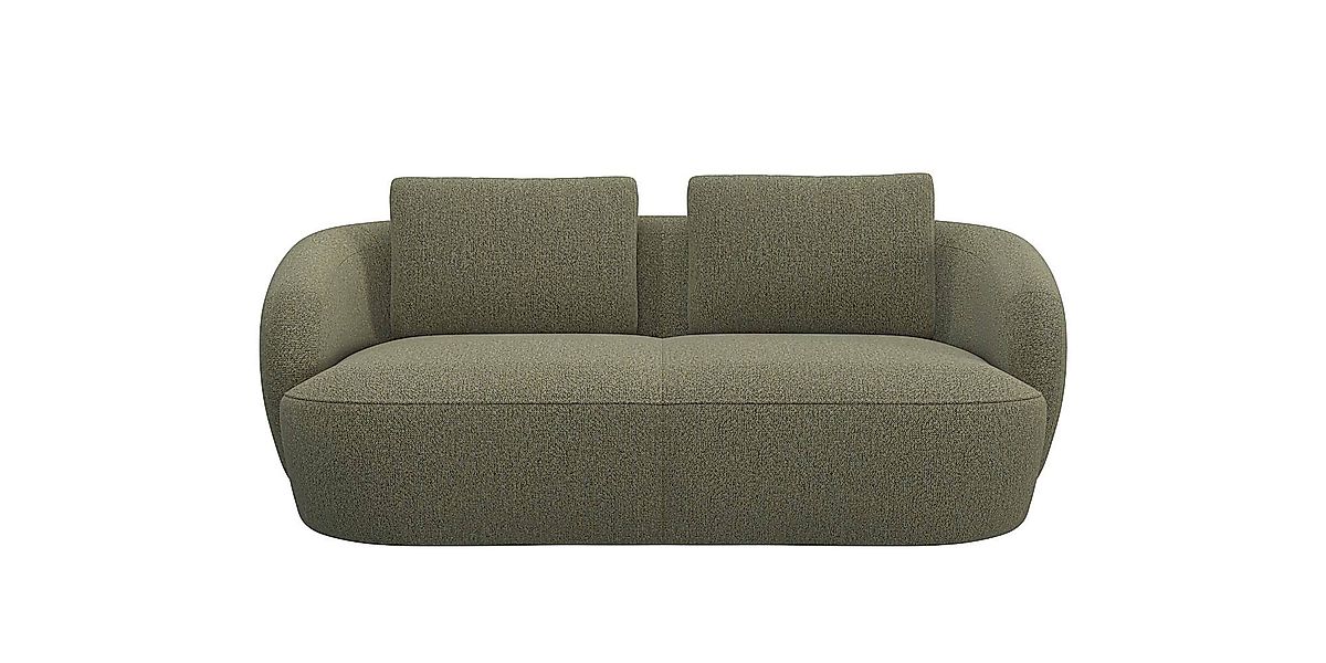 FLEXLUX 2,5-Sitzer »Torino, rund, Couch, Loveseat,«, Modernes, organisches günstig online kaufen