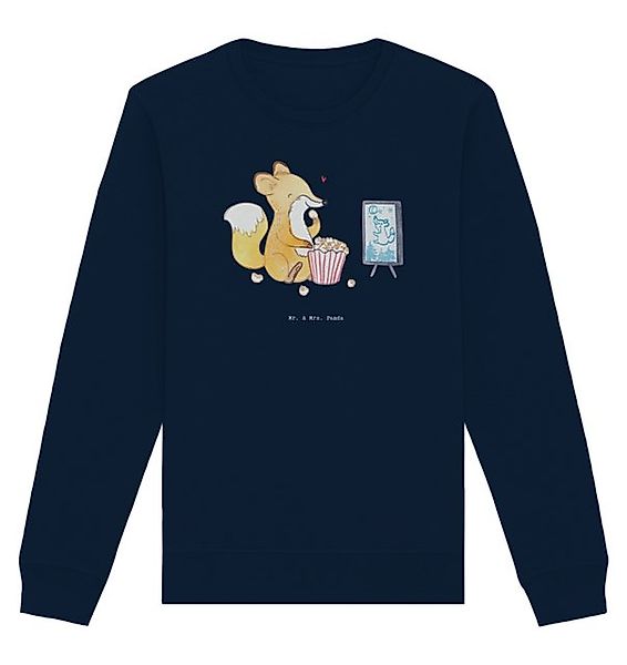 Mr. & Mrs. Panda Longpullover Größe XXL Fuchs Filme gucken - French Navy - günstig online kaufen