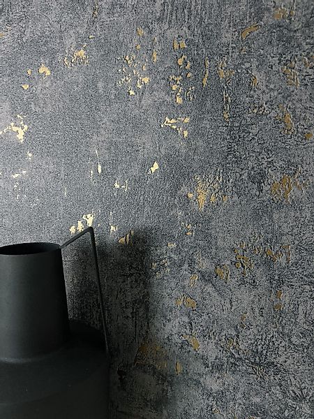 Newroom Vliestapete, Anthrazit Tapete Modern Beton günstig online kaufen
