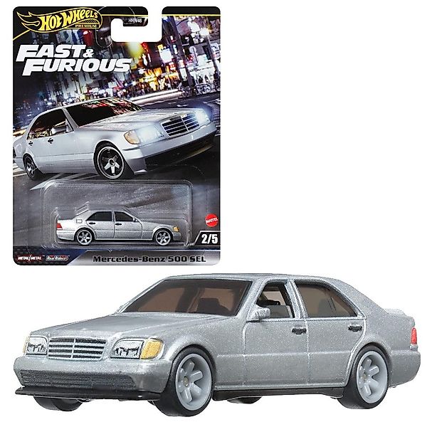 Hot Wheels Spielzeug-Rennwagen Mercedes-Benz 500 SEL günstig online kaufen