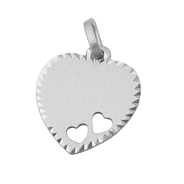 Gallay Herzanhänger 15x14mm Gravurplatte Herz mit günstig online kaufen