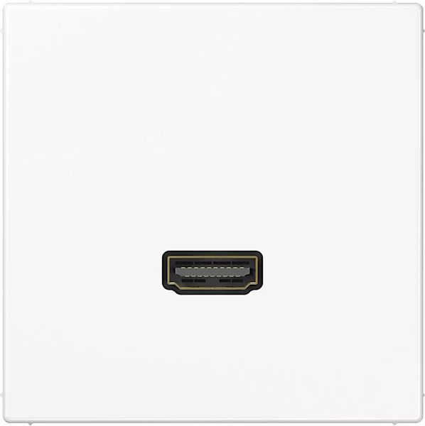 Jung Multimedia-Anschluss aws HDMI m.Tragring MA LS 1112 WW - MALS1112WW günstig online kaufen