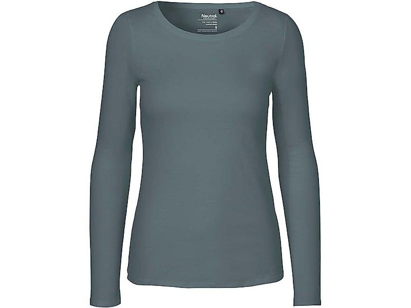 Neutral Langarmshirt Neutral Bio-Damen-Langarmshirt mit Rundhalsausschn günstig online kaufen