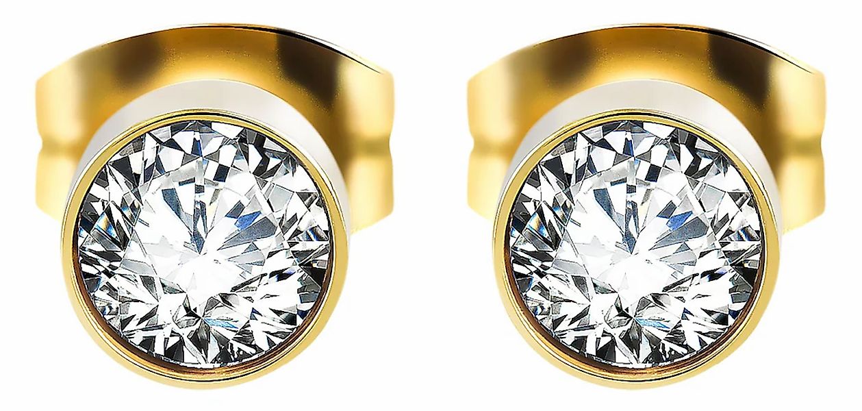 Adelia´s Paar Ohrhänger "Damen Ohrringe – Ohrstecker aus Edelstahl mit Zirk günstig online kaufen