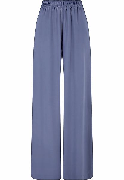 URBAN CLASSICS Stoffhose "Urban Classics Damen Ladies Wide Leg Viscose Pant günstig online kaufen