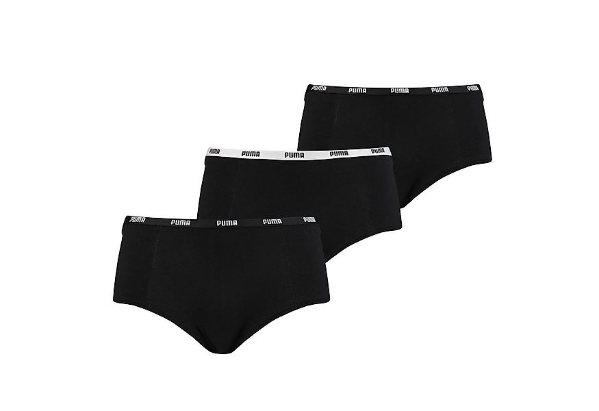 PUMA Hüftpanty Puma Damen Unterwäsche Mini Short 3-er Pack (3 er-Set) günstig online kaufen