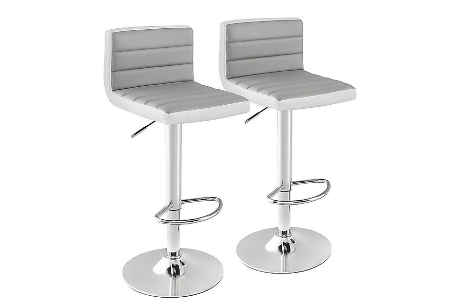 COSTWAY Barhocker (2er Set), Drehbare Barstühle 82-102cm höhenverstellbar, günstig online kaufen