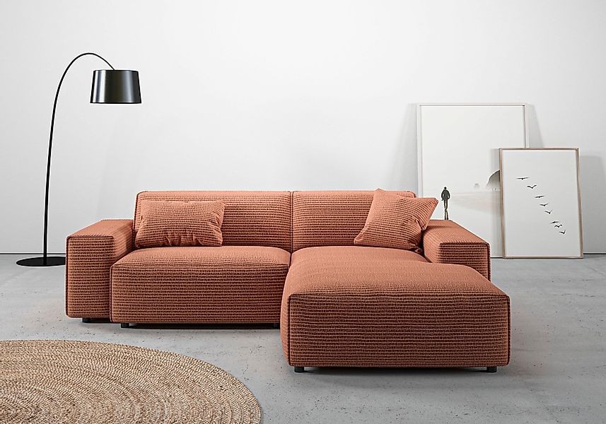 Home affaire Ecksofa "Glimminge L-Form auch in Breitcord, Feincord + Easy c günstig online kaufen