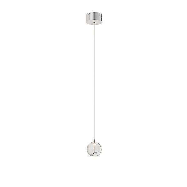 Lucande LED Pendelleuchte Hayley 9624365 Modern in Transparent aus Glas 1-f günstig online kaufen