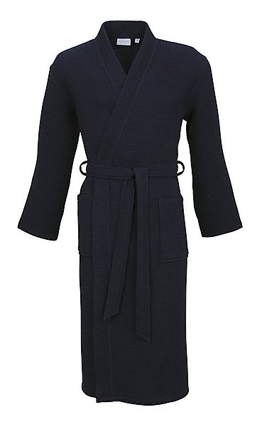 Carl Ross Unisex-Bademantel 25100, Langform, Baumwolle, Kimono-Kragen, Gürt günstig online kaufen