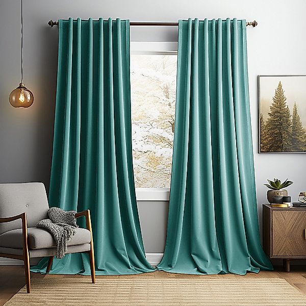 LMaxhome Verdunkelungsvorhang Blickdicht Samt Velvet Vorhang günstig online kaufen