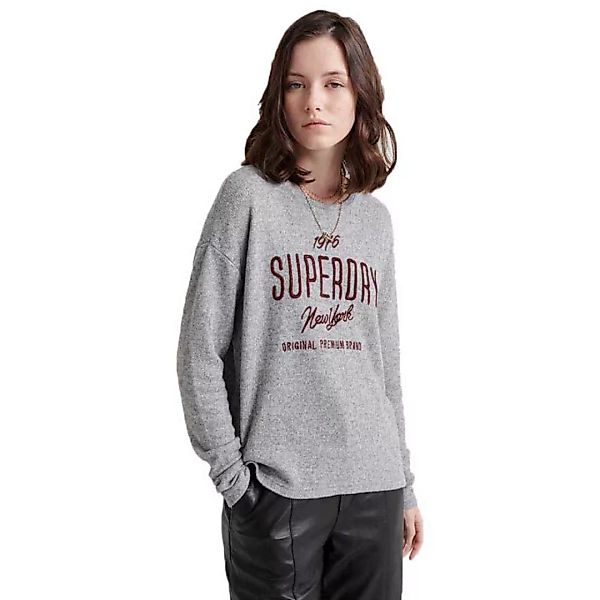 Superdry Maddie Graphic Langarm-t-shirt 2XS Dark Youthquake Marl günstig online kaufen