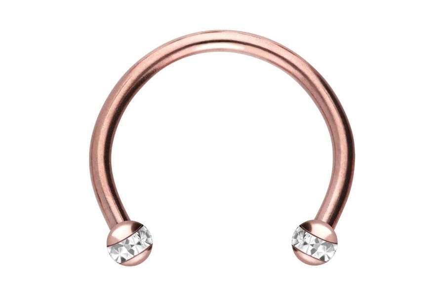 PIERCINGLINE Nasenpiercing Chirurgenstahl Hufeisenring EPOXY-RING-KUGELN (H günstig online kaufen