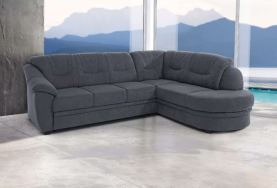 sit&more Ecksofa "Savoni L-Form", wahlweise mit Bettfunktion günstig online kaufen