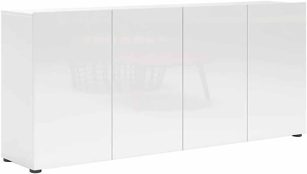 INOSIGN Sideboard "Mister", Kommode mit 4 Türen, komplett Hochglanz lackier günstig online kaufen