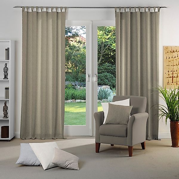 Wirth Vorhang "Torbole" Schlaufen 1 Stk. tlg. günstig online kaufen