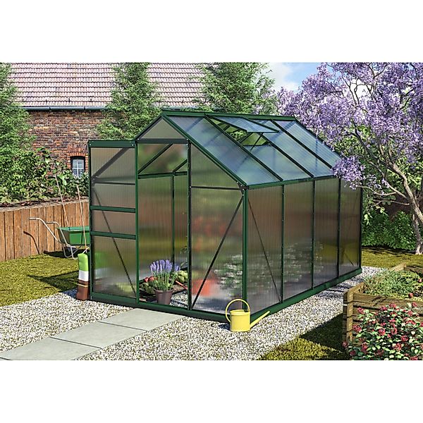 Vitavia Gewächshaus Calypso 5800 Smaragd 5,8 m² inkl. Fundament günstig online kaufen