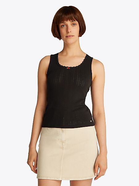 Tommy Jeans Tanktop TJW SLIM POINTELLE günstig online kaufen