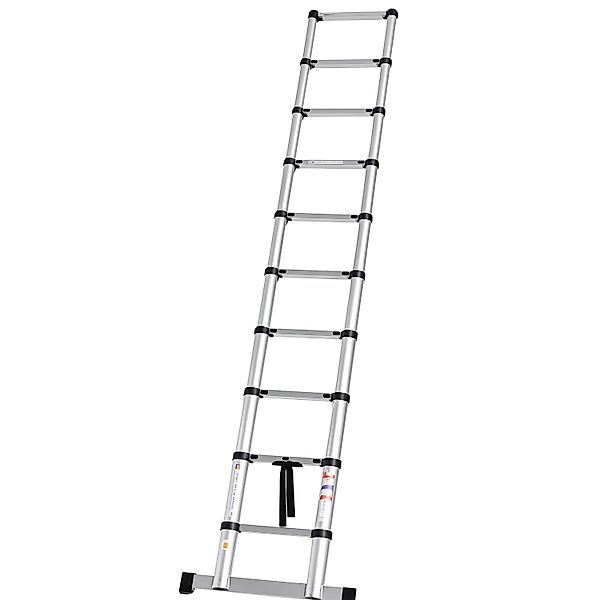 Tech-Craft Aluminium Teleskopleiter mit Rutschschutz und 331 cm Arbeitshöhe günstig online kaufen