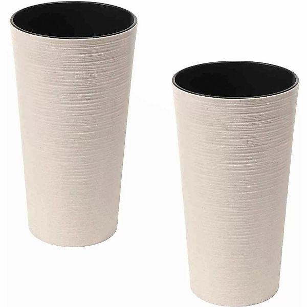 Siena Garden Pflanzkübel (2 St), Rillenoptik, günstig online kaufen
