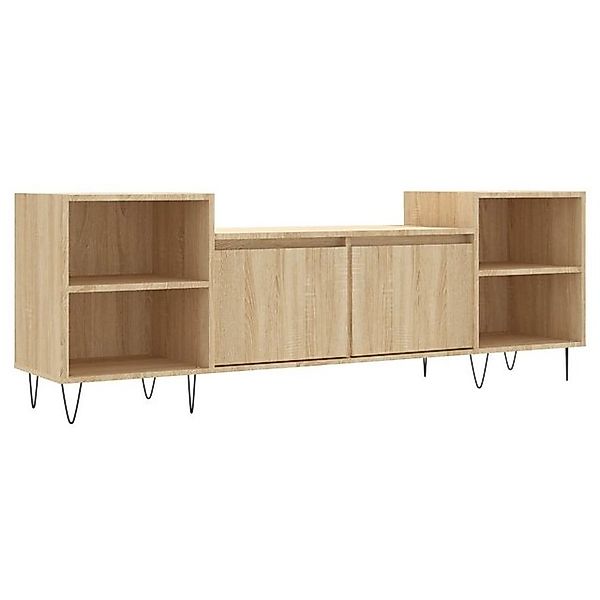 vidaXL TV-Schrank TV-Schrank Sonoma Eiche 160x35x55 cm Spanplatte TV-Lowboa günstig online kaufen