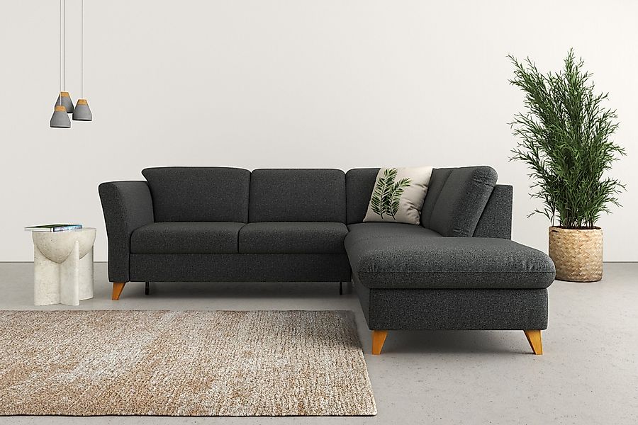 Home affaire Ecksofa Trelleborg L-Form, Federkern-Polsterung, günstig online kaufen