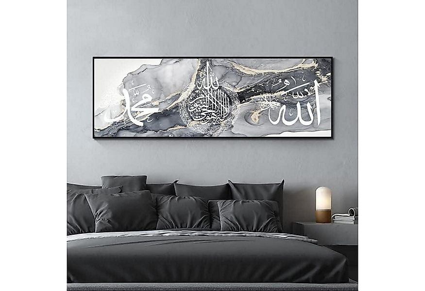 LYBOHO Leinwandbild Islamische Bilder Leinwand Malerei Arabische Kalligraph günstig online kaufen