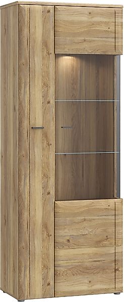 FORTE Vitrine "Akinori", (B/H/T 75,1/197,6/41,8 cm), Highboardvitrine, Glas günstig online kaufen