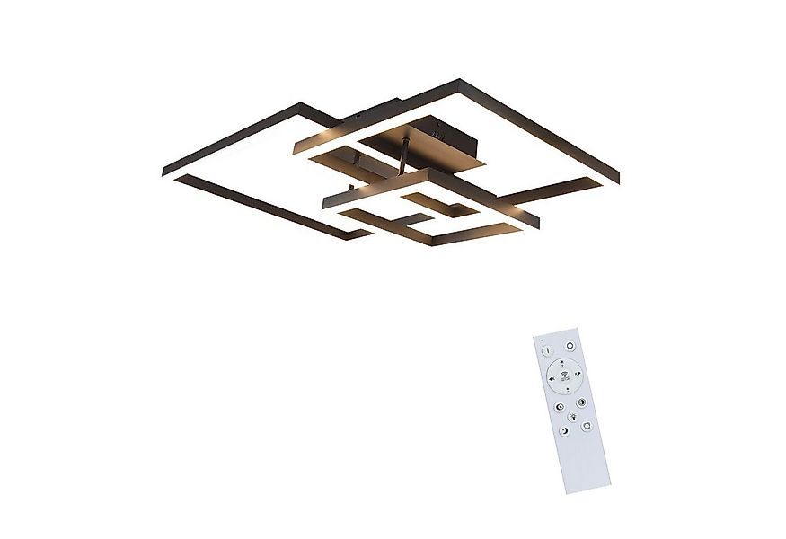 Nettlife LED Deckenleuchte LED Deckenleuchte quadratische Rahmen, Dimmbar m günstig online kaufen