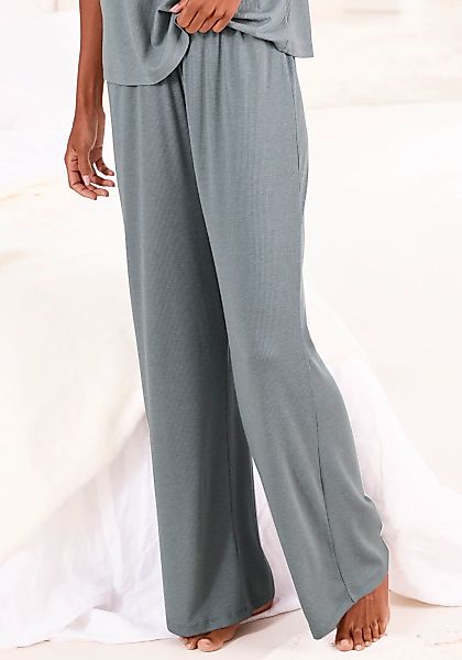 Vivance Dreams Pyjamahose in weicher Rippqualität günstig online kaufen