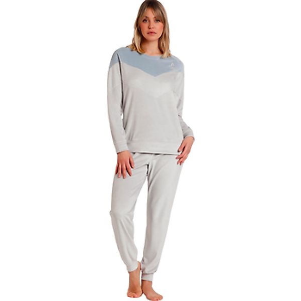 Admas  Jogginganzüge Pyjama Samt Hose Top Langarm Soft Home günstig online kaufen