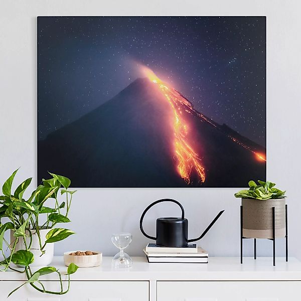 Leinwandbild Vulkanausbruch günstig online kaufen