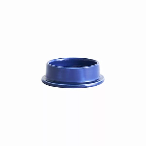 Kerzenleuchter Column Medium keramik blau / Für Blockkerzen - Ø 11 cm - Hay günstig online kaufen