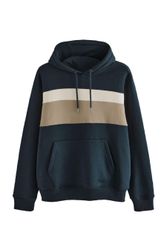 Next Kapuzensweatshirt Meliertes Kapuzensweatshirt in Blockfarben günstig online kaufen