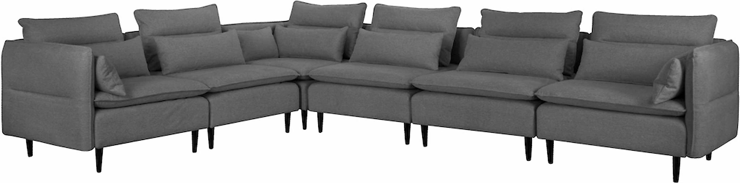 andas Ecksofa »ALVIK L-Form«, zusammengesetzt aus Modulen, erweiterbar mit günstig online kaufen
