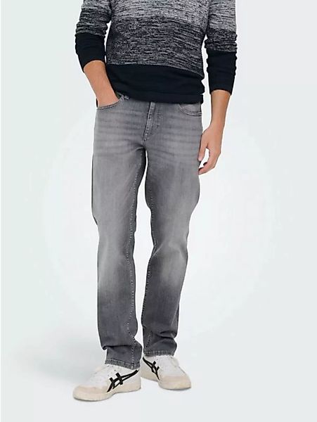 ONLY & SONS Regular-fit-Jeans Regular Jeans Denim Hose 5-Pocket ONSWEFT 679 günstig online kaufen