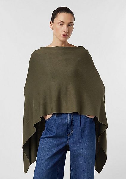 comma Poncho Indoor-Poncho Weicher Viskosemix-Poncho aus Feinstrick günstig online kaufen